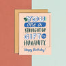 view Gift to Humanity Birthday Sticker Card