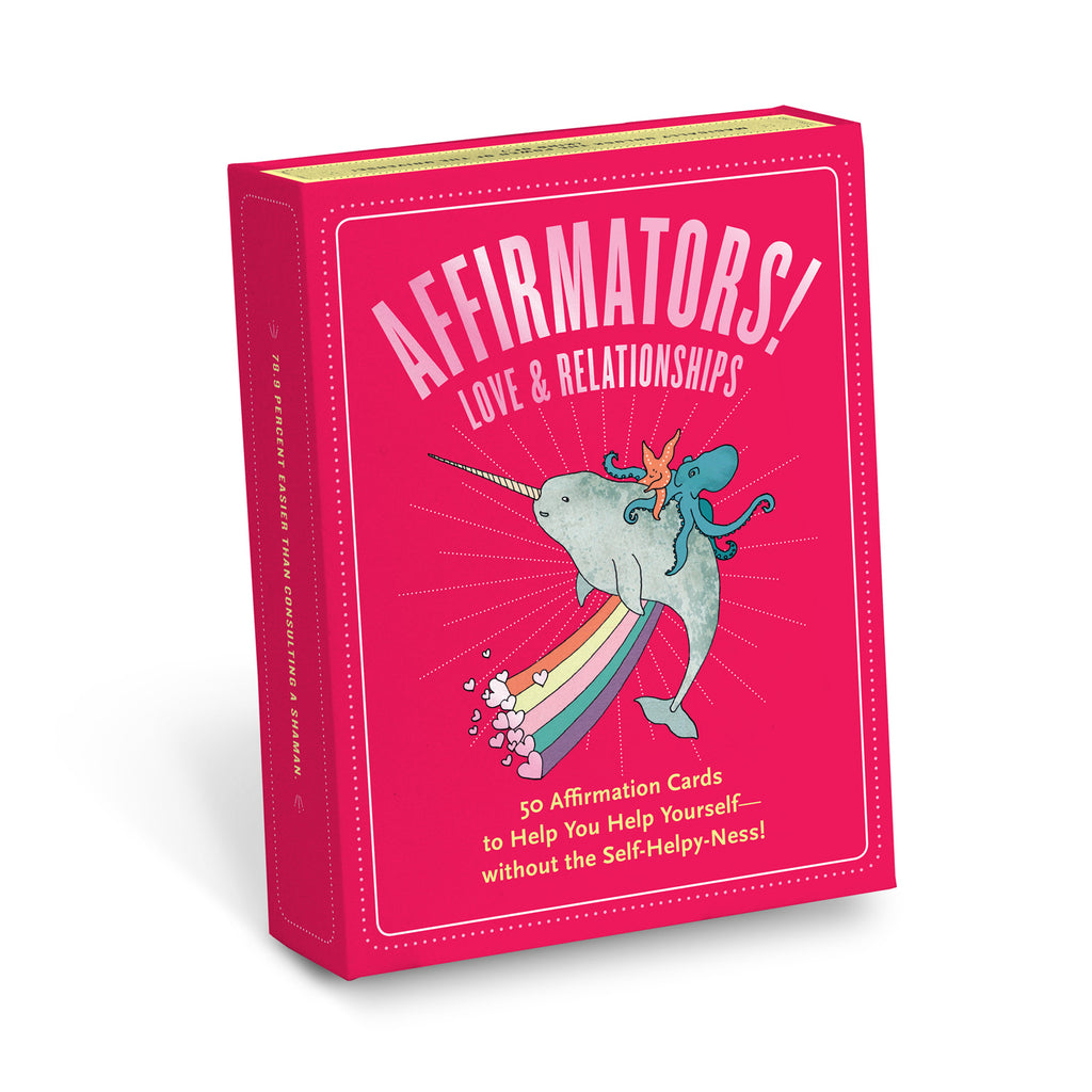 Affirmators!® Love & Relationships: 50 Affirmation Cards Deck Card Decks - Knock Knock SKU 12320