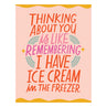 view Ice Cream Freezer Love Card