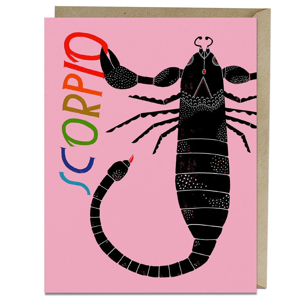 Em & Friends Scorpio Zodiac Card Blank Greeting Cards with Envelope by Em and Friends, SKU 2-02698