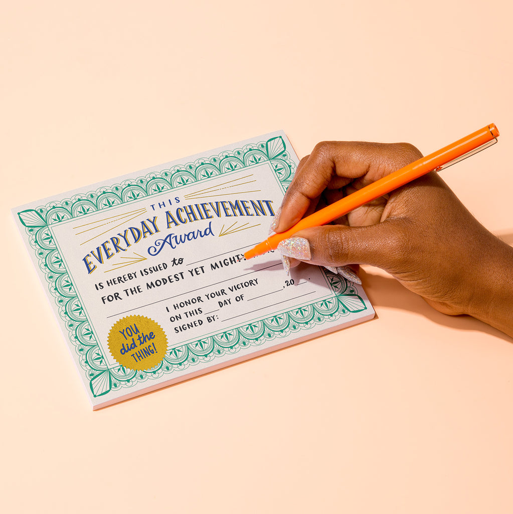 Everyday Achievement Certificate Pad (Refresh)