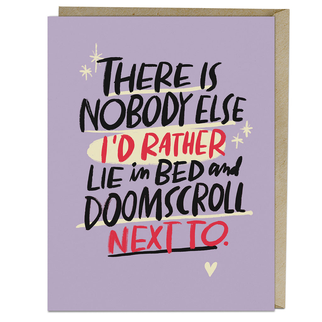 Em & Friends Doomscroll Card Blank Greeting Cards with Envelope by Em and Friends, SKU 2-02854