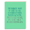 view Em & Friends The Darkest Night Blank Greeting Cards with Envelope by Em and Friends, SKU 2-02878