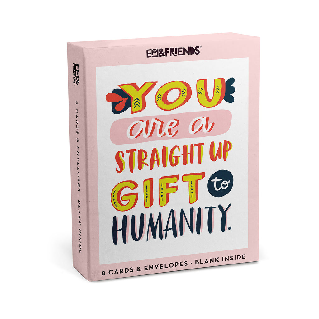 Gift to Humanity Card, Box of 8 Single by Em & Friends, SKU 2-02891