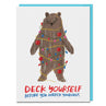 view Deck Yourself Cards, Box of 8 Single Holiday Cards, SKU 2-02892