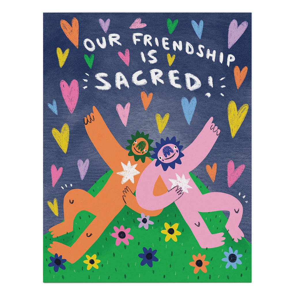 Barry Lee Friendship is Sacred Friendship Card by Em & Friends (SKU: 2-02909)