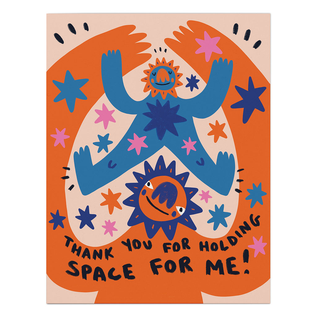Barry Lee Holding Space Friendship Card by Em & Friends (SKU: 2-02913)
