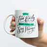 view Em & Friends It's Too Early For You To Say Things Mug by Em and Friends, SKU 2-02234