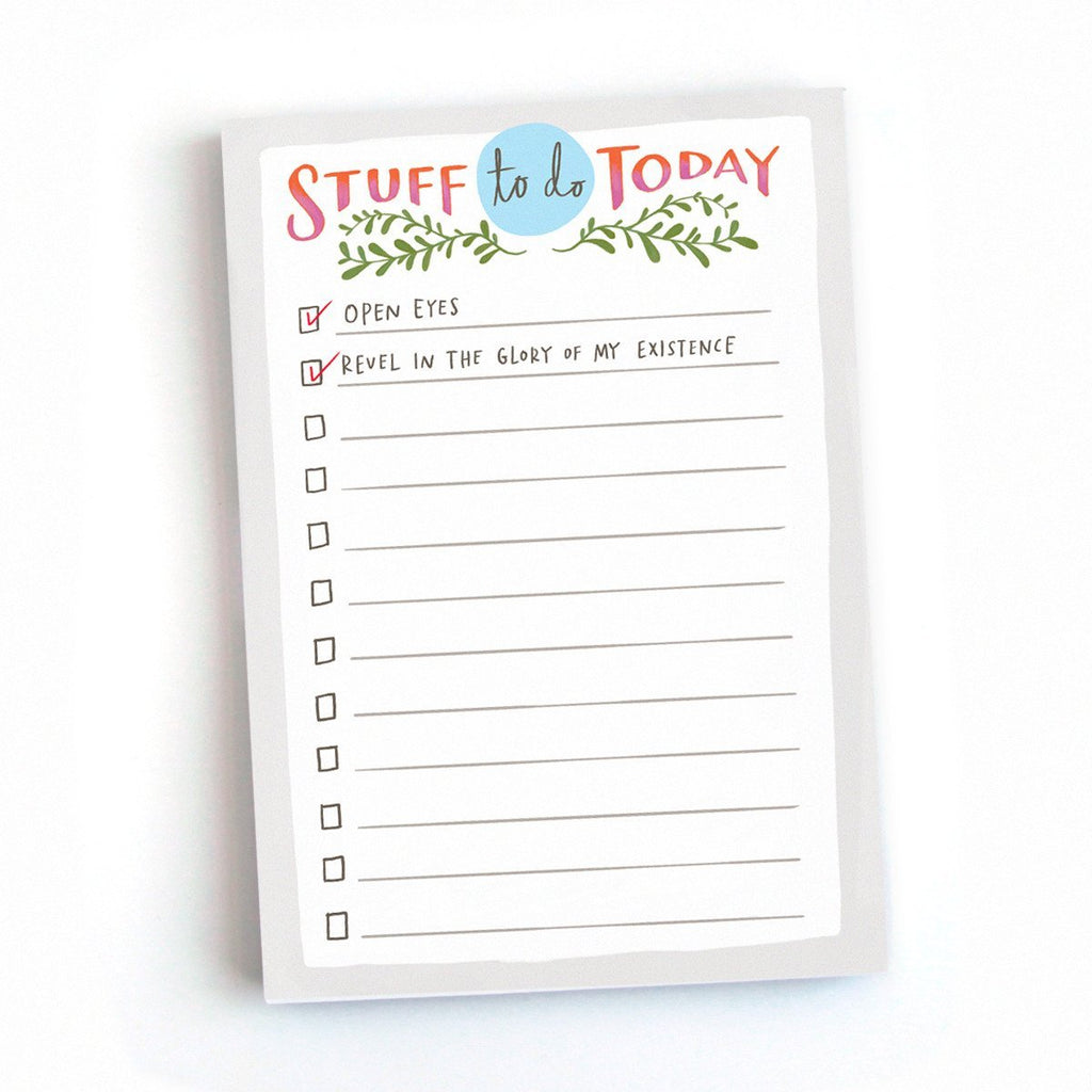 Em & Friends Stuff To Do Today Notepad by Em and Friends, SKU 2-02122