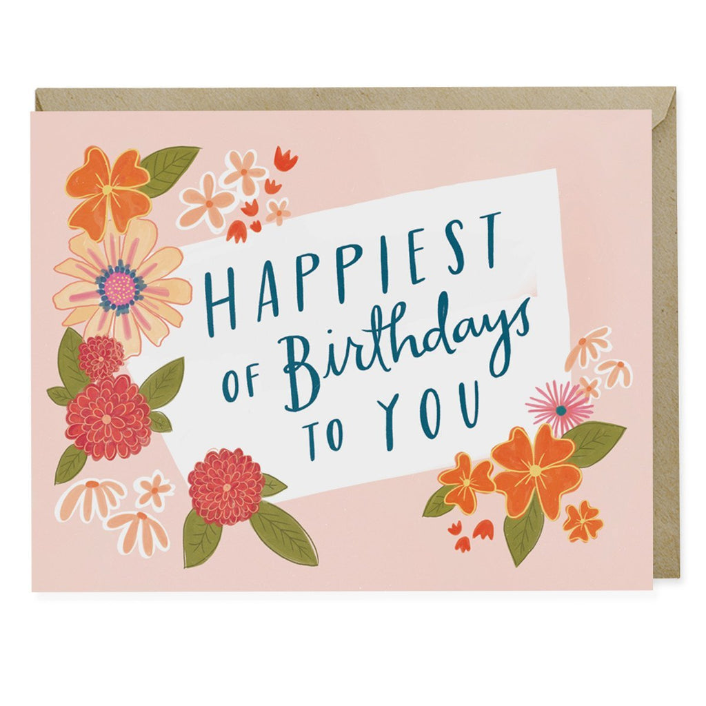 Em & Friends Happiest of Birthdays To You Card by Em and Friends, SKU 2-02015
