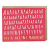 view Em & Friends Aaaaaahhh! You're Getting Married! Card Blank Greeting Cards with Envelope by Em and Friends, SKU 2-02025