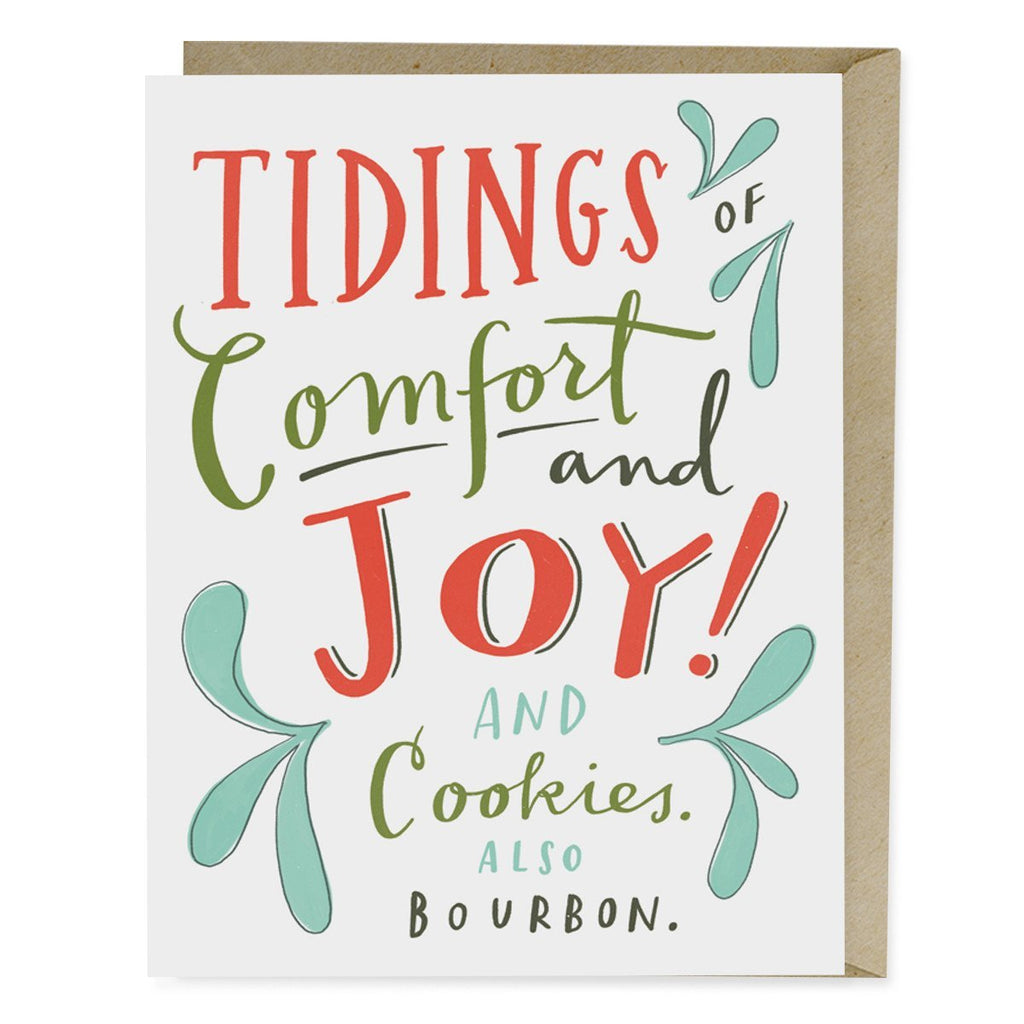Em & Friends Cookies & Bourbon Holiday Card by Em and Friends, SKU 2-02080