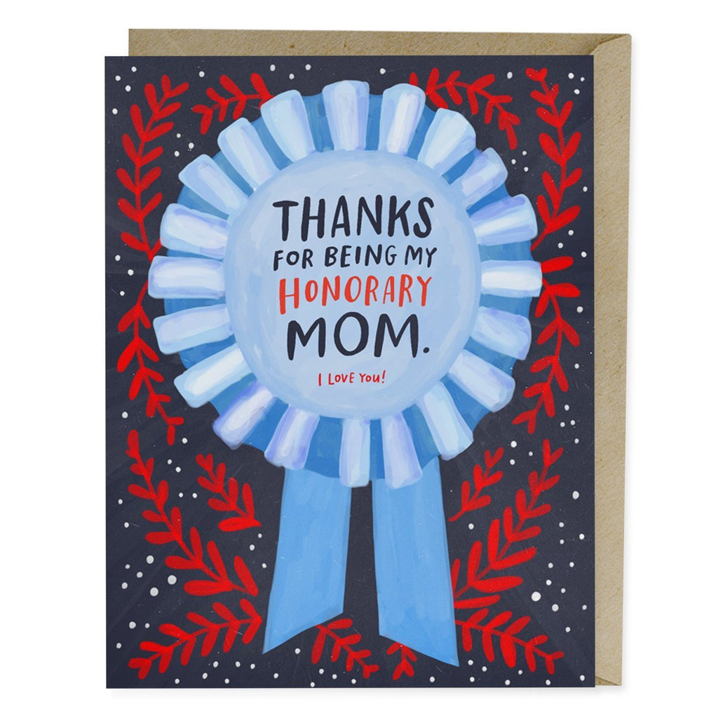 Em & Friends Honorary Mom Mother's Day Card Blank Greeting Cards with Envelope by Em and Friends, SKU 2-02162