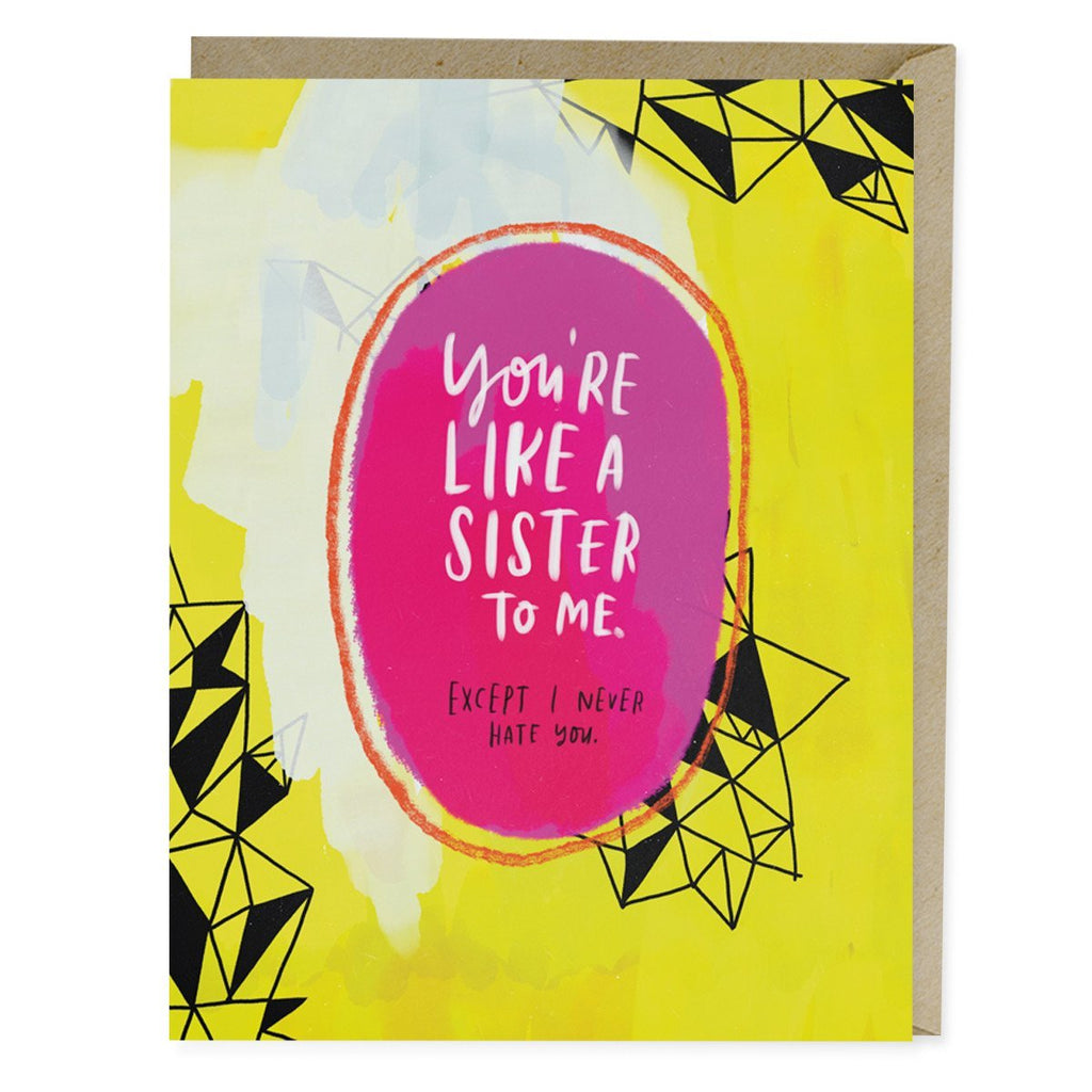 Em & Friends You're Like A Sister To Me Card by Em and Friends, SKU 2-02200