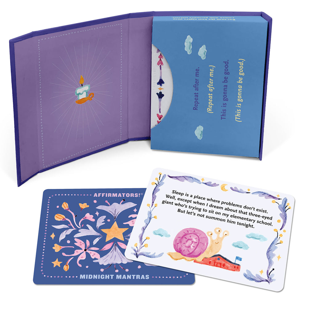 Affirmators!® Mantras Midnight – Late Night Affirmation Cards Deck