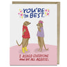 view You're the Best Encouragement Card