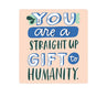 view Gift to Humanity Birthday Sticker Card