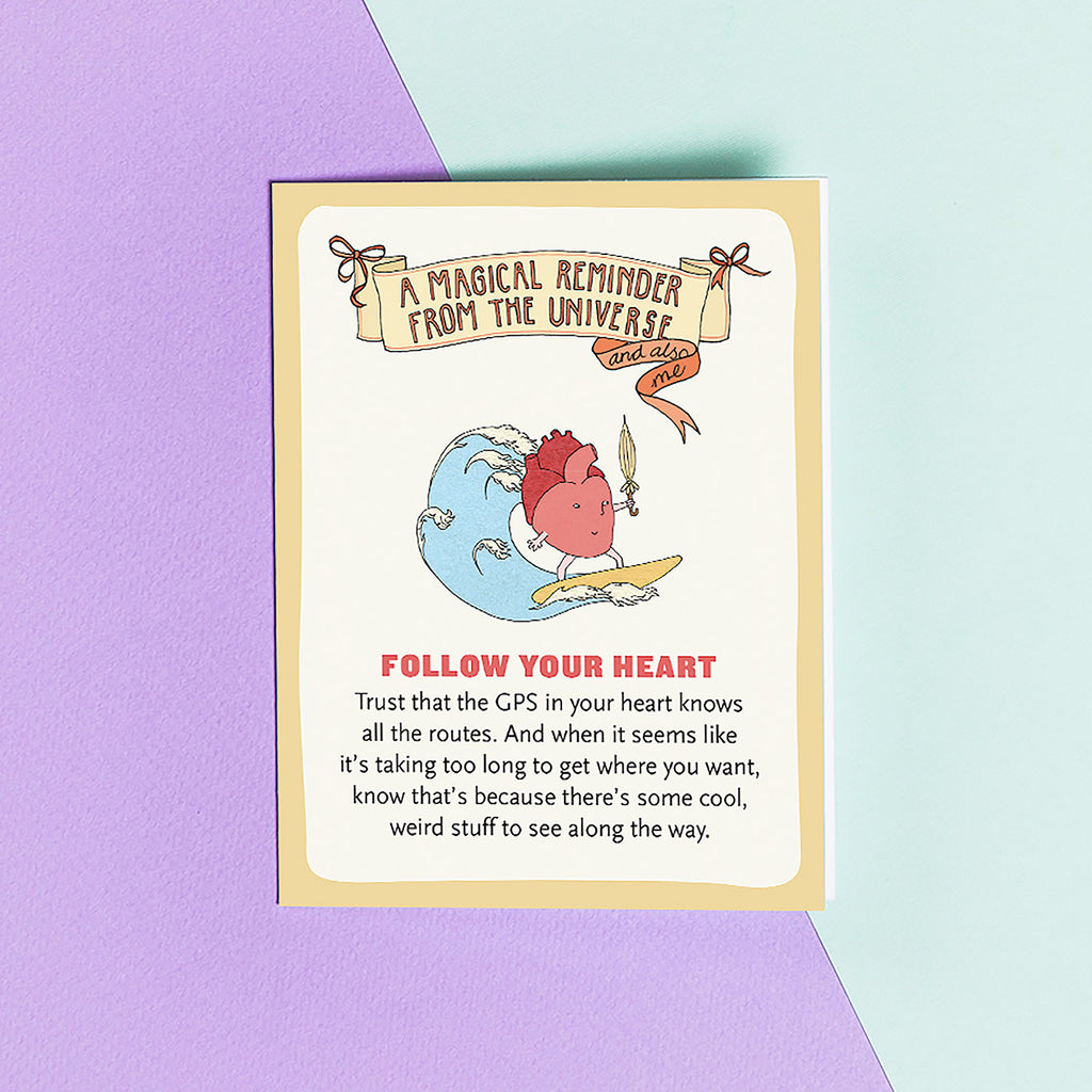 Follow Your Heart Affirmators!® Greeting Card