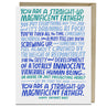 view Magnificent Father Card