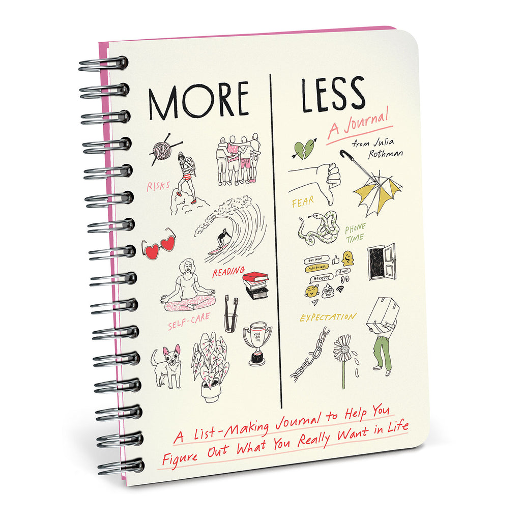 Julia Rothman More / Less Journal Guided Journal