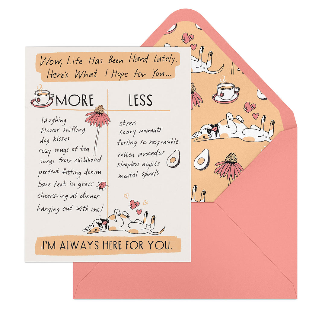 Julia Rothman Empathy More/Less Greeting Cards