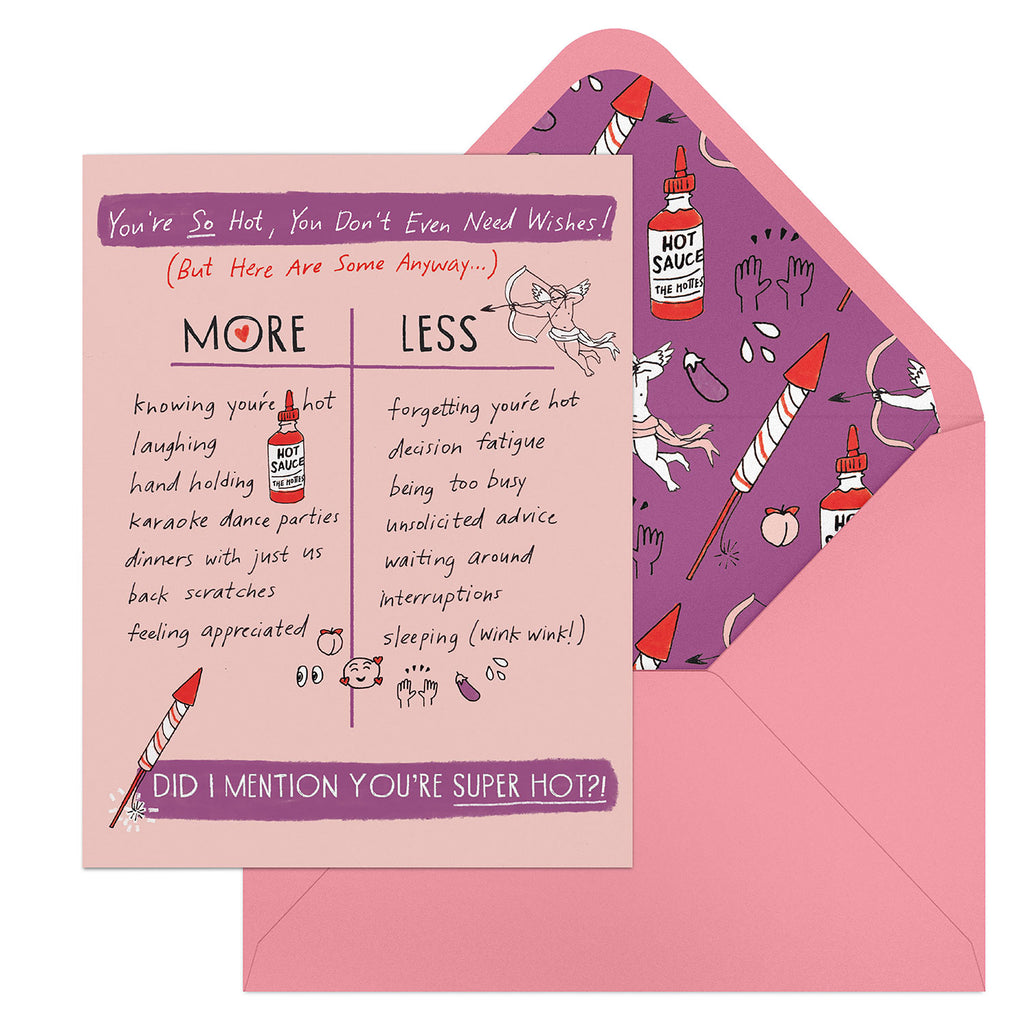 Julia Rothman Love More/Less Greeting Cards