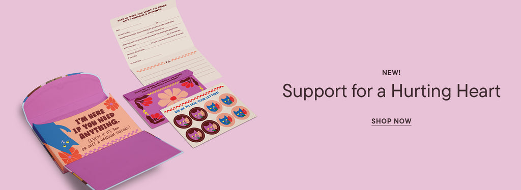 Box of Love and Support Read Me When Letters from Em and Friends