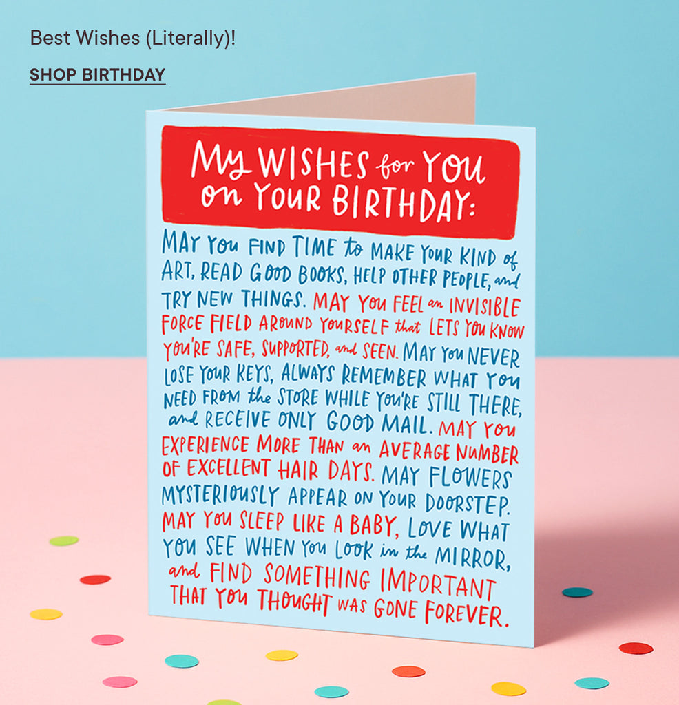 Best Wishes (Literally)! - Shop Birthday