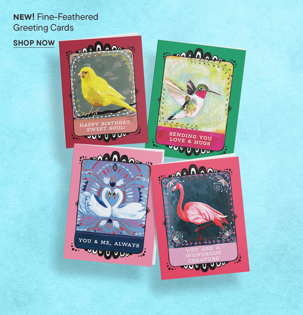 Bird Greeting Cards by our friend, Jessica Swift 