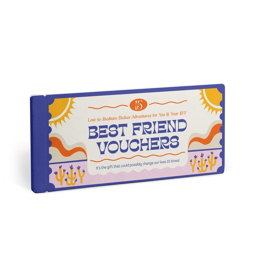 Best Friend Vouchers, BFF Gift Coupons, Book of 15 Perforated Vouchers ...