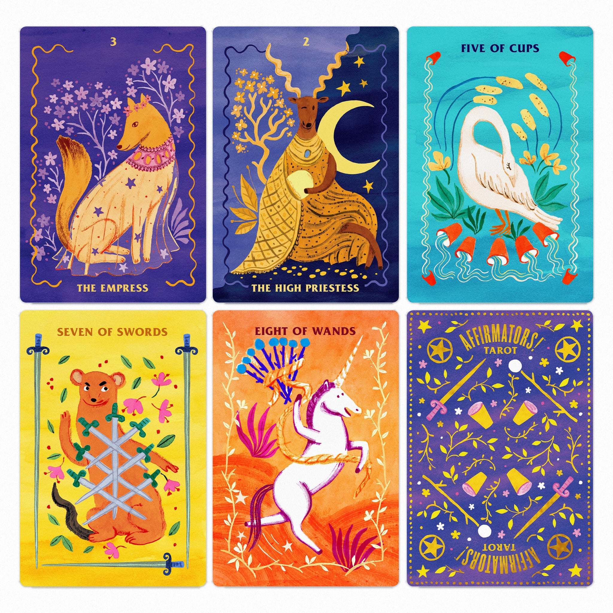 Affirmators!® Tarot Deck for Beginners by Suzi Barrett | Em & Friends