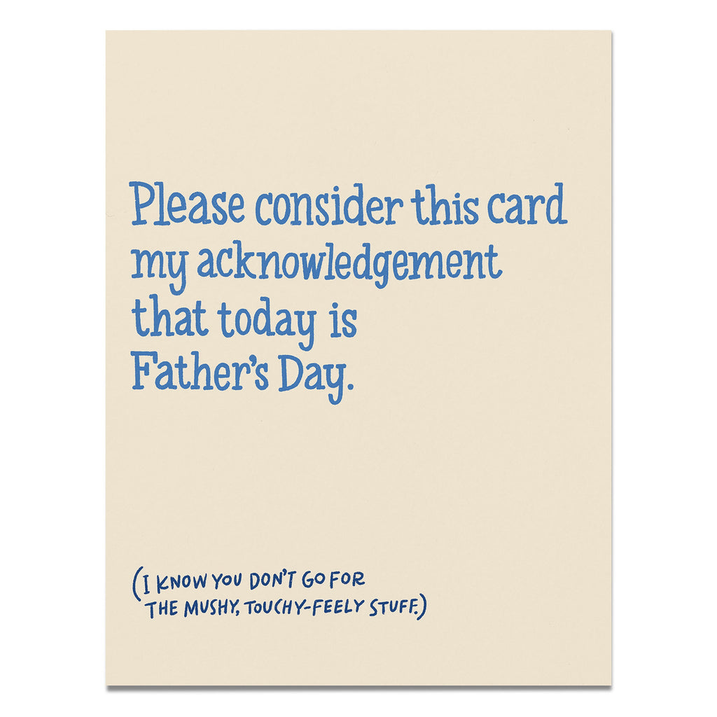 Father’s Day Acknowledgment Card | Em & Friends