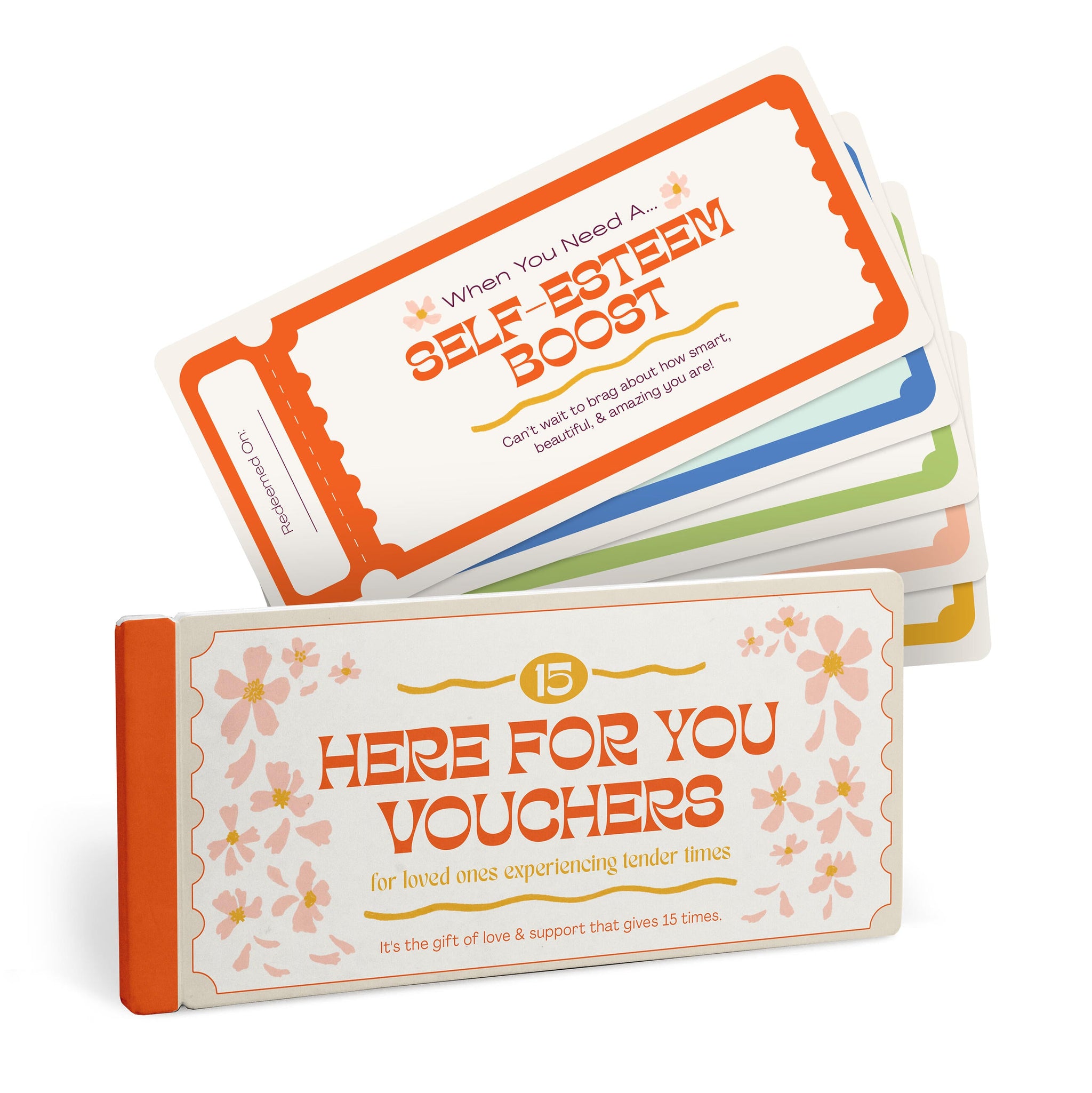 Here-For-You Vouchers, Empathy Gift Coupons, Book of 15 Perforated