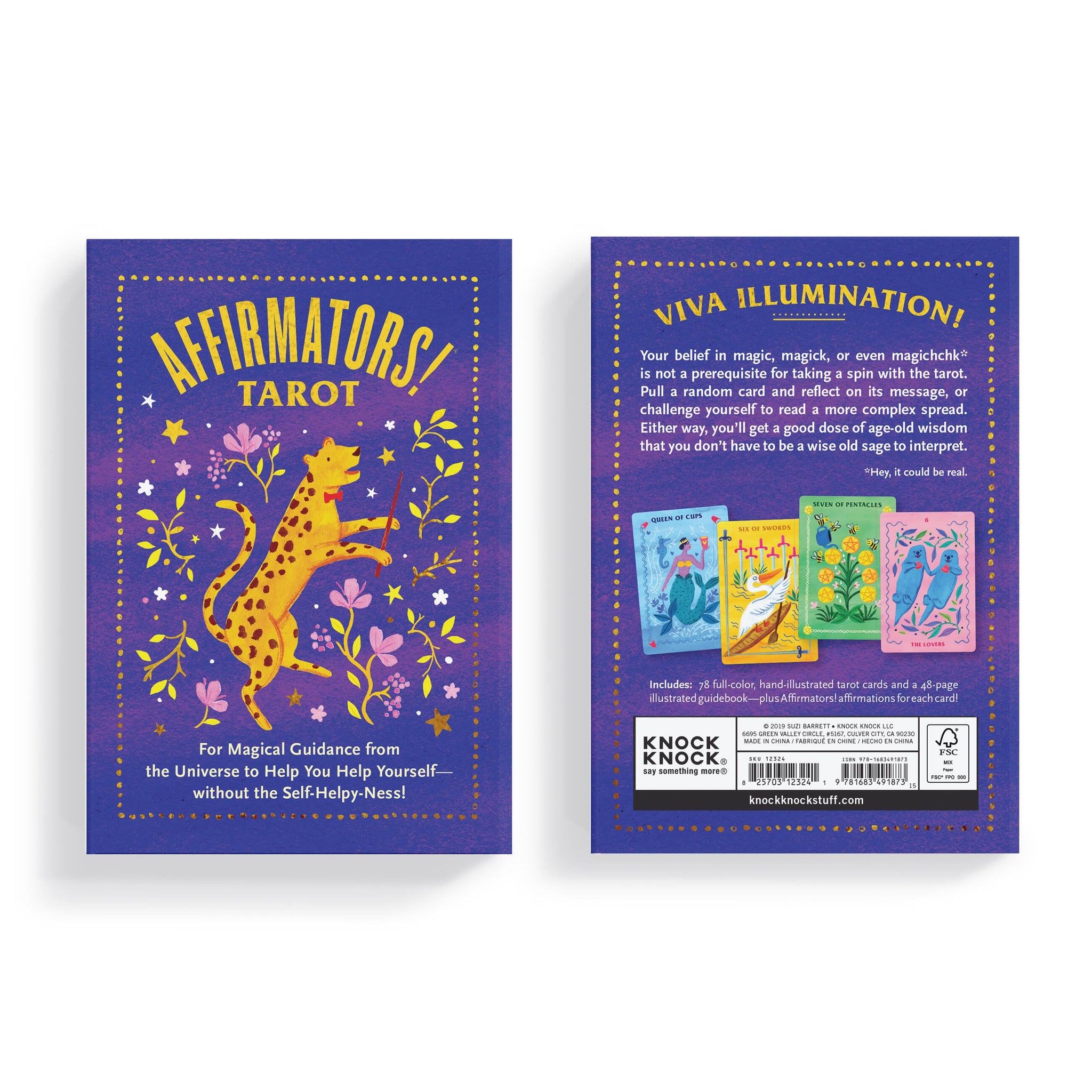 Affirmators!® Tarot Deck for Beginners by Suzi Barrett | Em & Friends