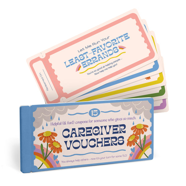 Care Giver Vouchers, Unique Caregiver Gift Coupon Book, 15