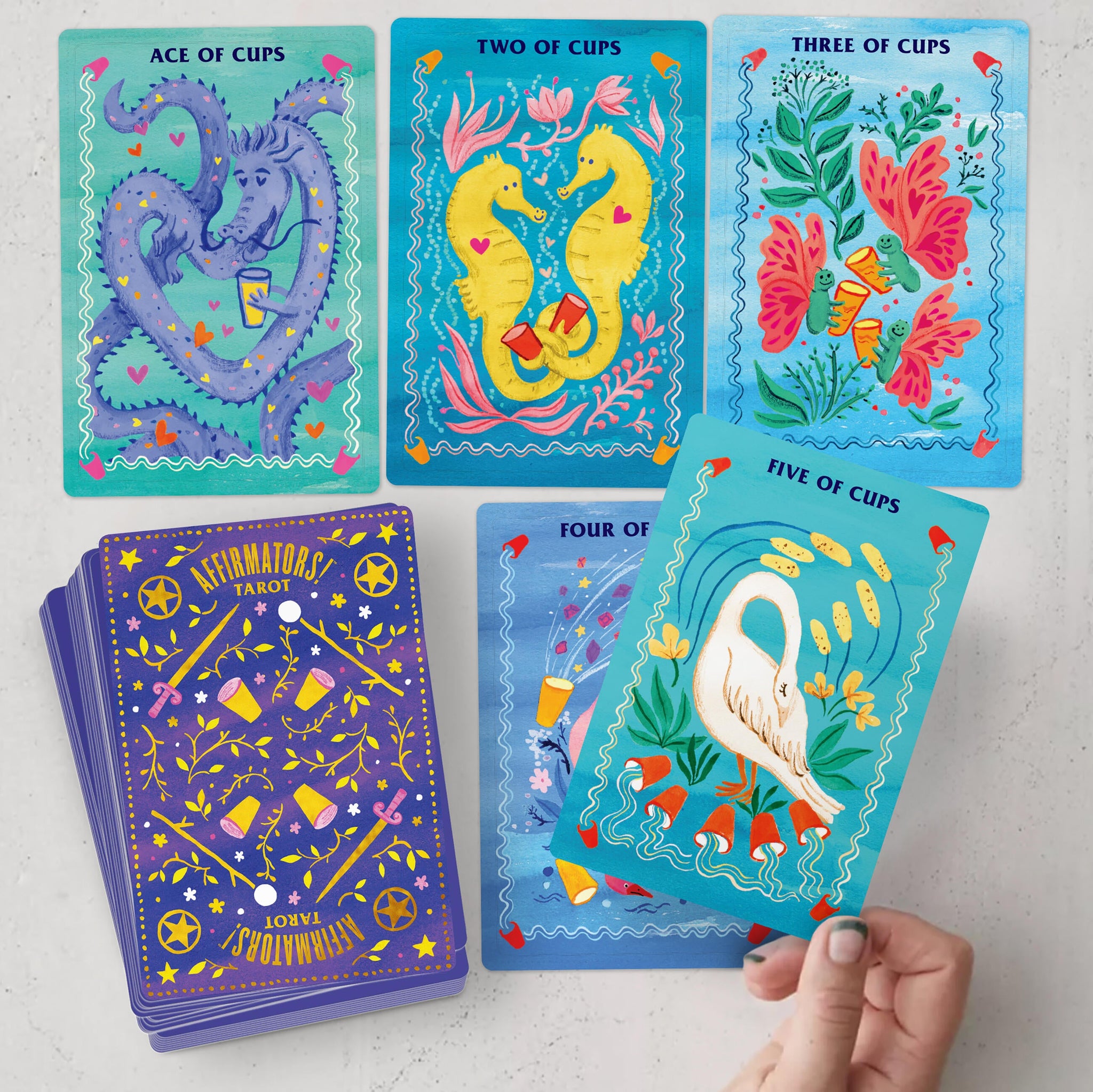 Affirmators!® Tarot Deck for Beginners by Suzi Barrett | Em & Friends