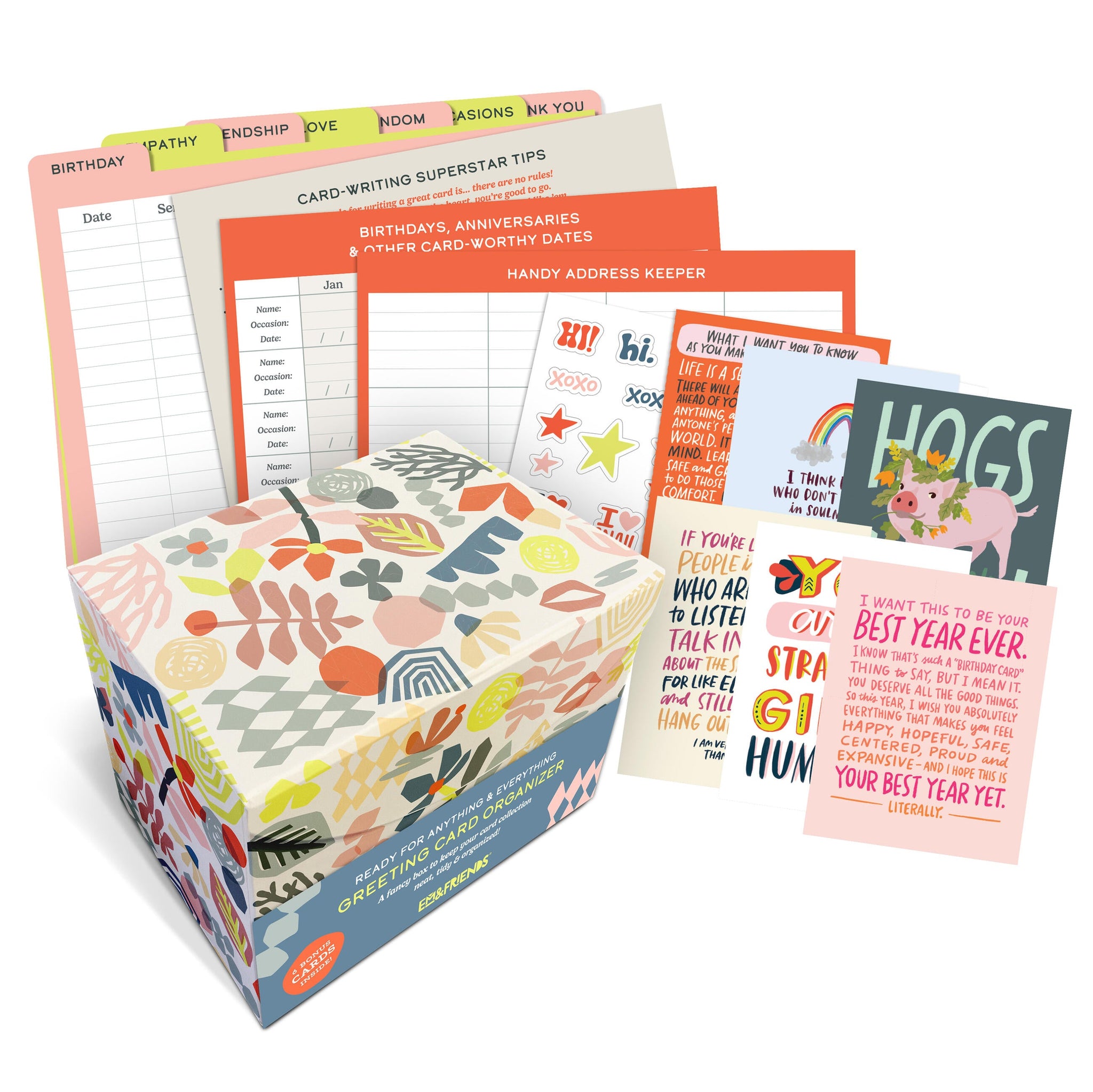 Ready for Anything Greeting Card Organizer Box