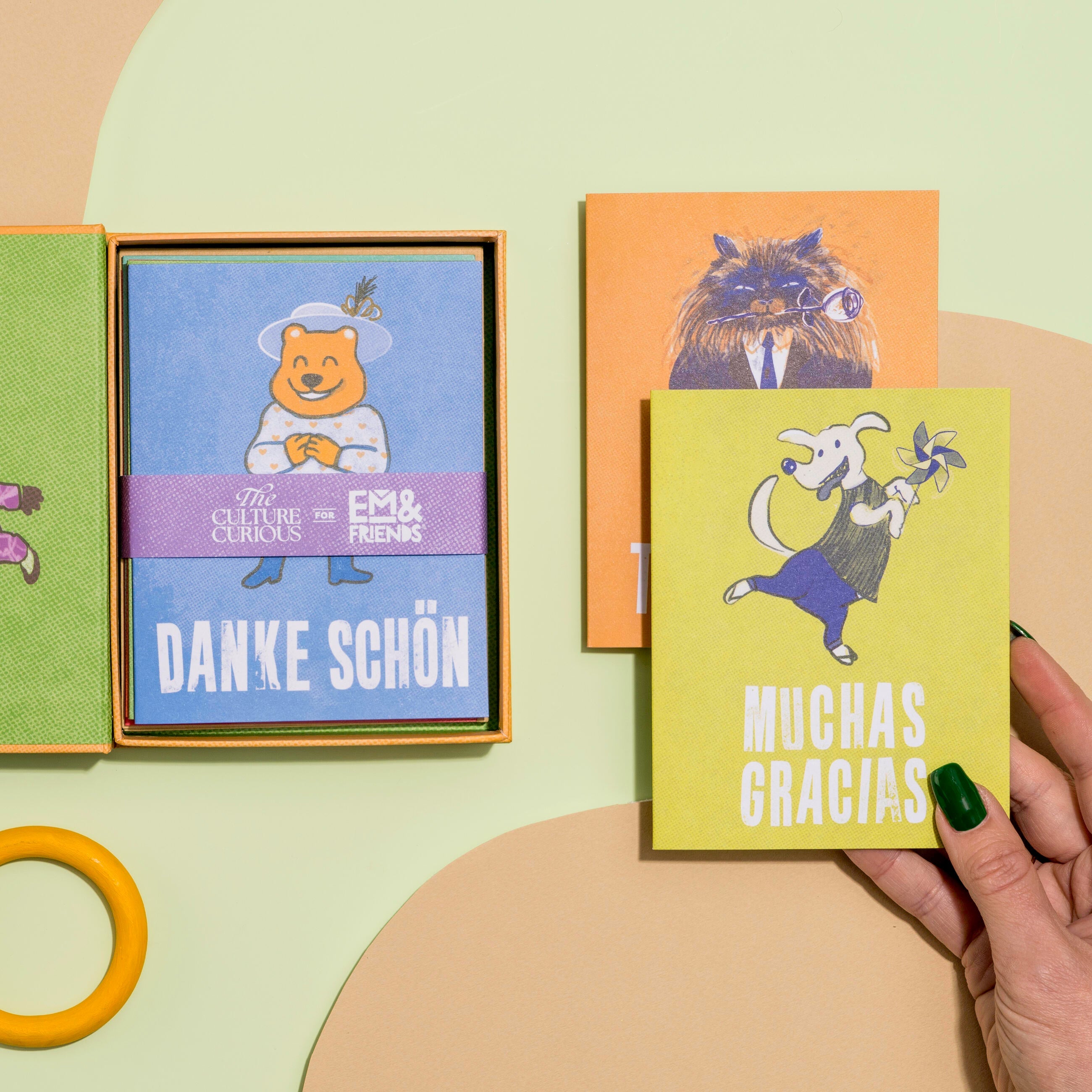 Around the World Multilingual Thank You Cards | Em & Friends
