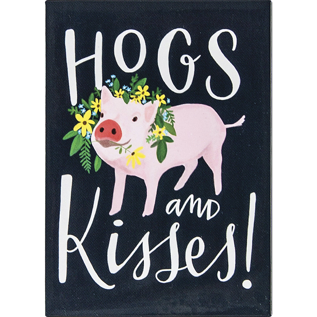 Em & Friends Hogs And Kisses Magnet Fridge Magnet Gifts by Em and Friends, SKU 2-02294