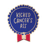 view Em & Friends Kicked Cancer's Ass Everyday Bravery Enamel Pin by Em and Friends, SKU 2-02373