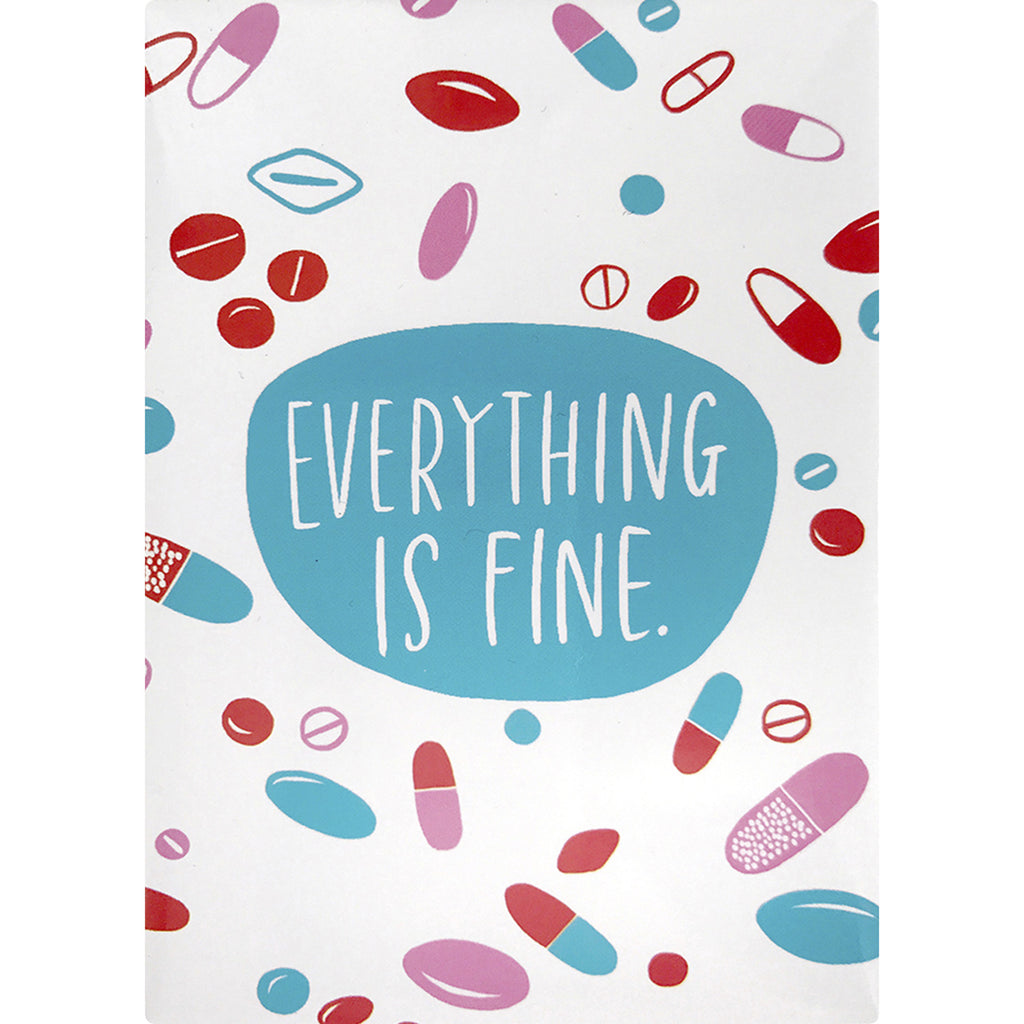 Em & Friends Everything Is Fine Magnet by Em and Friends, SKU 2-02454