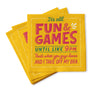 view Em & Friends Fun and Games Cocktail Napkins, Pack of 20 Cocktail Napkins by Em and Friends, SKU 2-02688