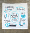view Em & Friends Snack Holidays Dish Towel by Em and Friends, SKU 109-DT