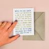 view Em & Friends Awkward Sympathy Empathy Card & Sympathy Card Blank Greeting Cards with Envelope by Em and Friends