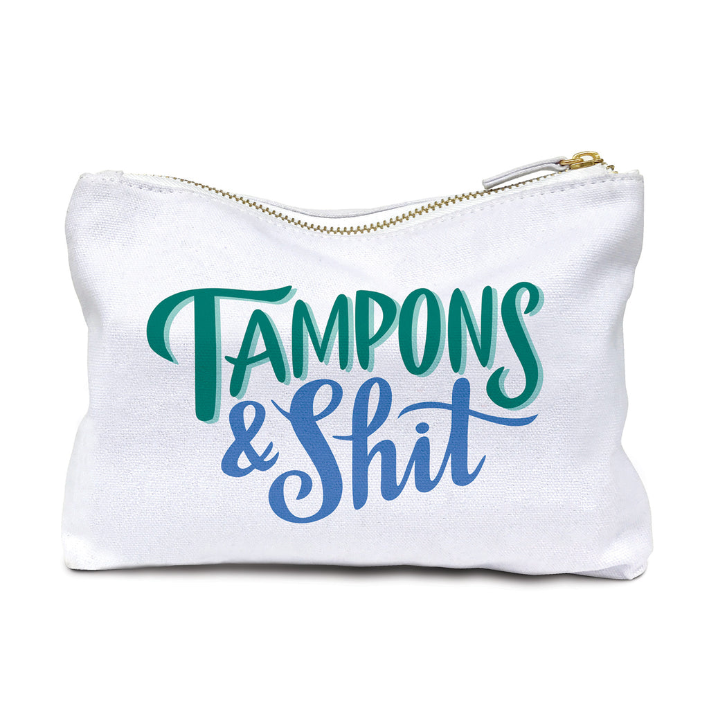 Em & Friends Tampons Canvas Pouch Funny Canvas Pouch by Em and Friends, SKU 2-02474