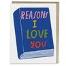 view Em & Friends Reasons I Love You Card Blank Greeting Cards with Envelope by Em and Friends, SKU 2-02630