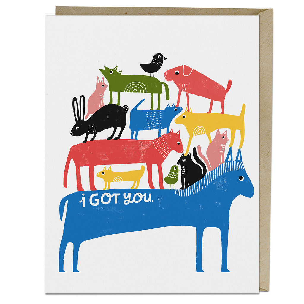 Em & Friends I Got You Card Friendship Card Blank Greeting Cards with Envelope by Em and Friends, SKU 2-02642