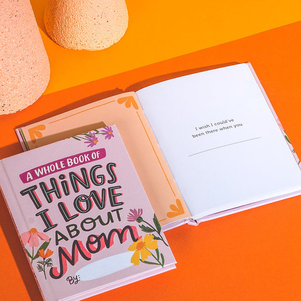What I Love About Mom By Me Book, mother, love, prompt book