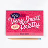 view You Are Very Smart and Pretty Sticky Note Packet