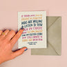 view Em & Friends Talk In Circles Card Blank Greeting Cards with Envelope by Em and Friends